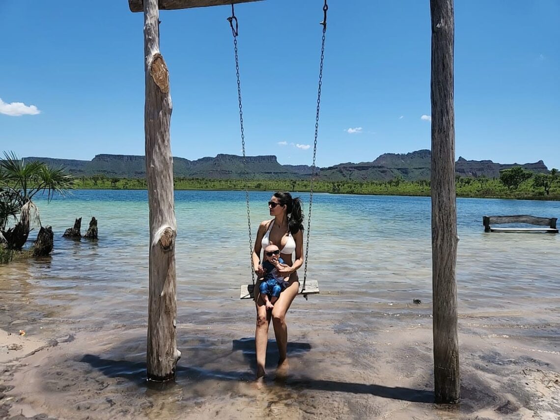 Vista da Lagoa da Serra em Serras Gerais do Tocantins