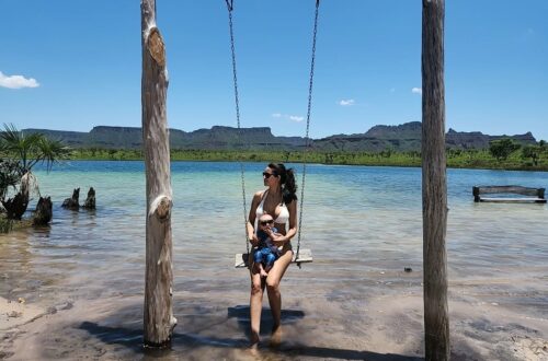 Vista da Lagoa da Serra em Serras Gerais do Tocantins