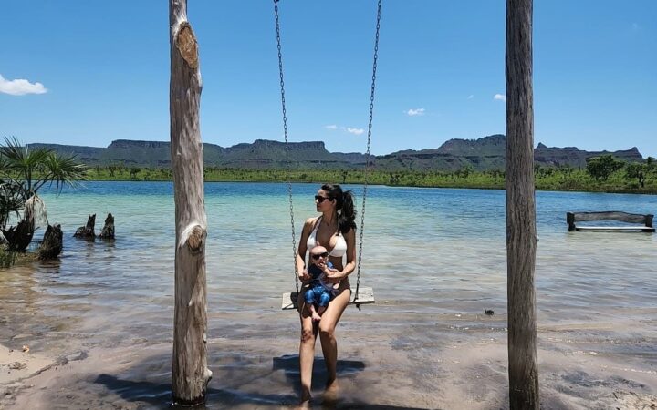 Vista da Lagoa da Serra em Serras Gerais do Tocantins