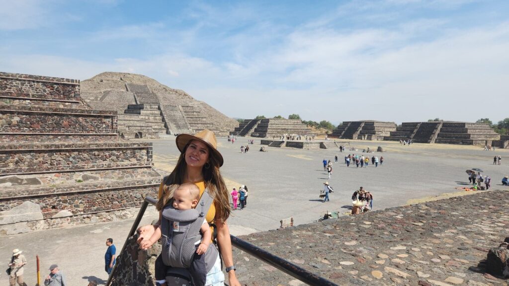 Zócalo, Cidade do México. Vista Pirâmide da Lua