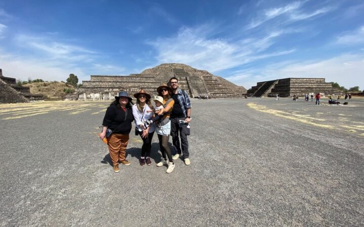 Zócalo, Cidade do México. Vista Pirâmide da Lua