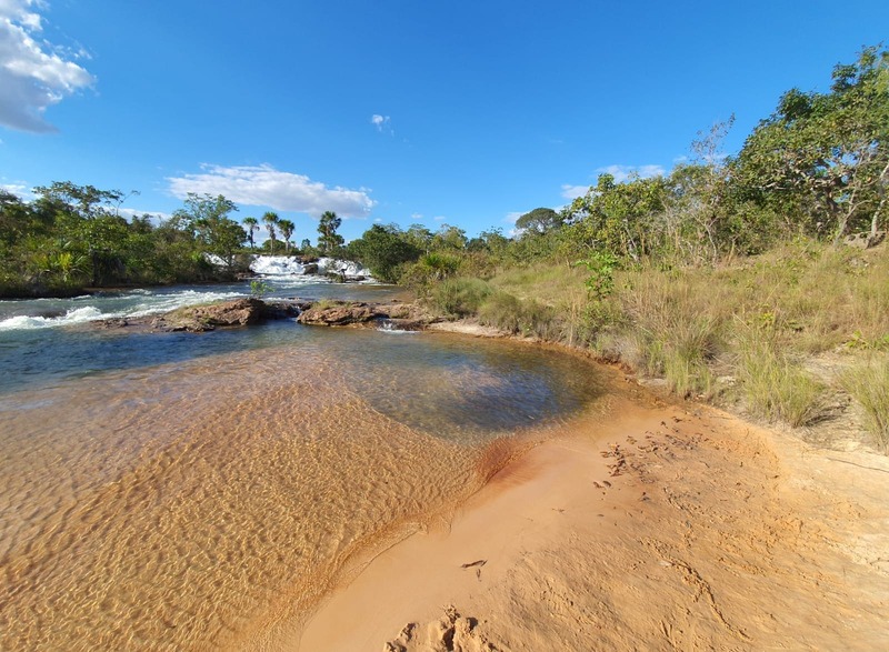 Cachoeira do Cavalo queimado em Rio da Conceição